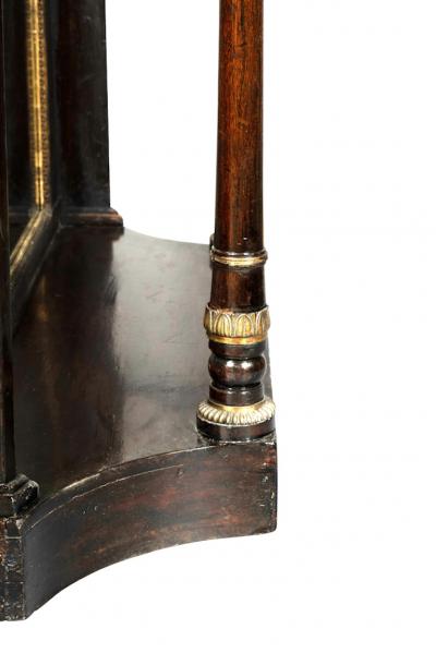 Regency Faux Rosewood Console Table