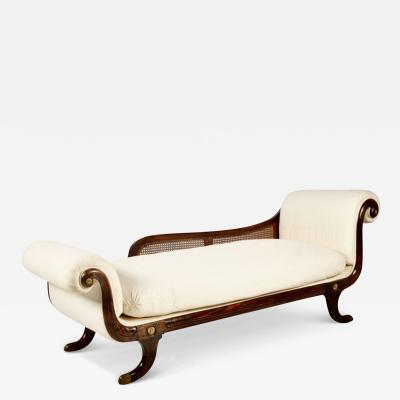 Regency Faux Rosewood Daybed or Recamier c 1810 1820