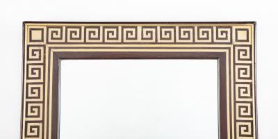 Regency Gilded Greek Key Double Border Mirror