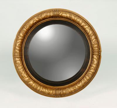 Regency Giltwood Convex Mirror