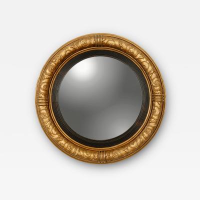 Regency Giltwood Convex Mirror