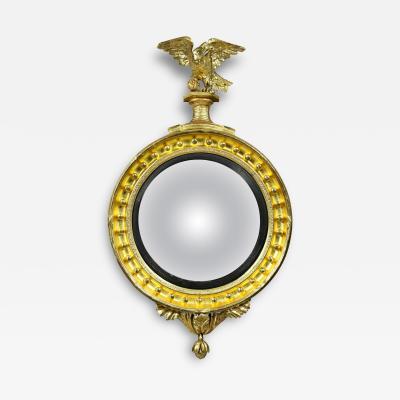 Regency Giltwood Convex Mirror