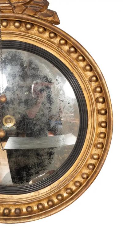 Regency Giltwood Convex Mirror