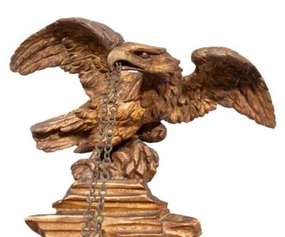 Regency Giltwood Convex Mirror