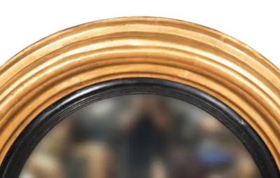 Regency Giltwood Convex Mirror