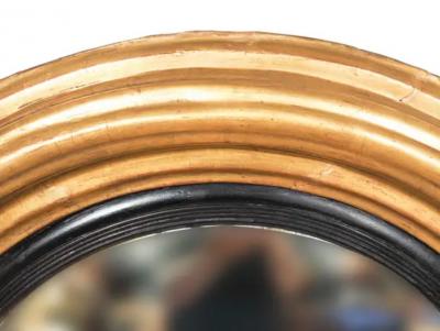 Regency Giltwood Convex Mirror