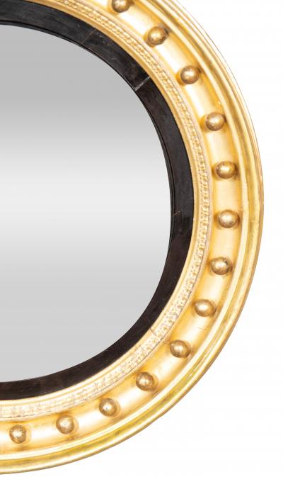 Regency Giltwood Convex Mirror
