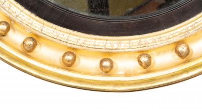 Regency Giltwood Convex Mirror