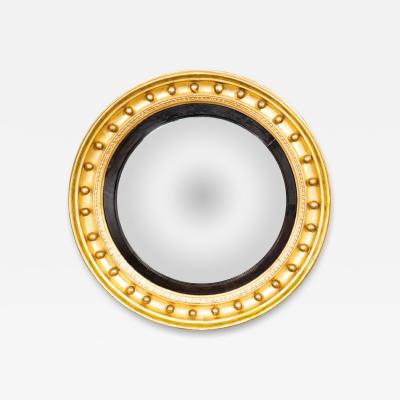 Regency Giltwood Convex Mirror