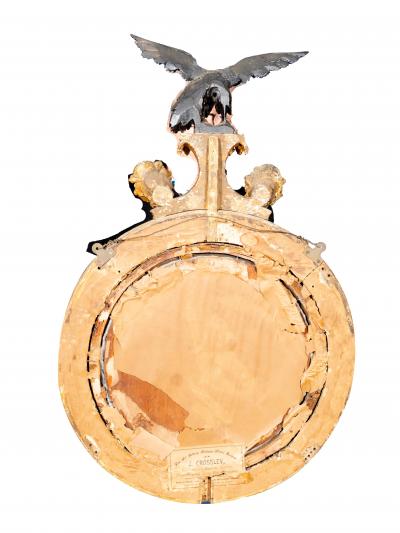 Regency Giltwood Convex Mirror