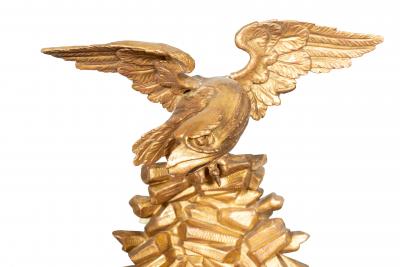 Regency Giltwood Convex Mirror