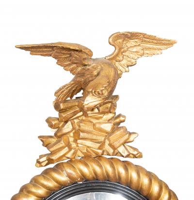 Regency Giltwood Convex Mirror