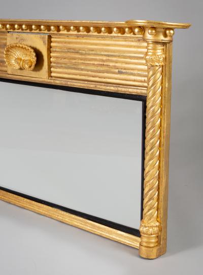 Regency Giltwood Ovemantle Mirror