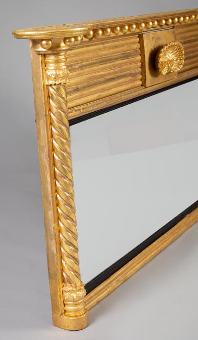 Regency Giltwood Ovemantle Mirror