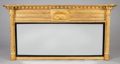 Regency Giltwood Ovemantle Mirror