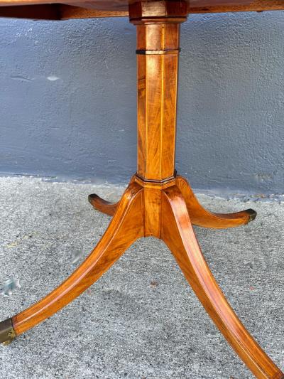 Regency Inlaid Mahogany tilt Top Table