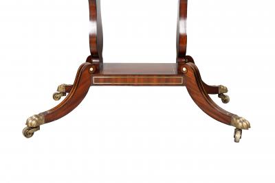 Regency Mahogany And Brass Inlaid Card Table