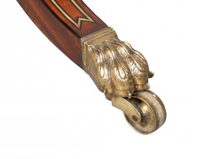 Regency Mahogany And Brass Inlaid Card Table