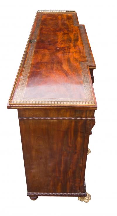 Regency Mahogany And Brass Inlaid Credenza From Westport House Ireland