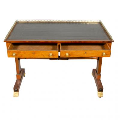 Regency Mahogany And Inlaid Writing Table