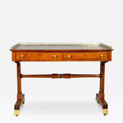 Regency Mahogany And Inlaid Writing Table