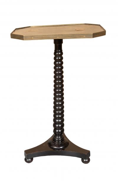 Regency Mahogany And Japanned Candlestand