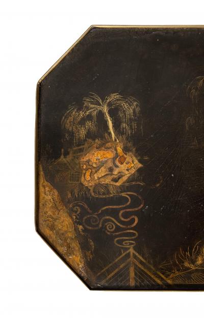 Regency Mahogany And Japanned Candlestand