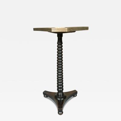Regency Mahogany And Japanned Candlestand