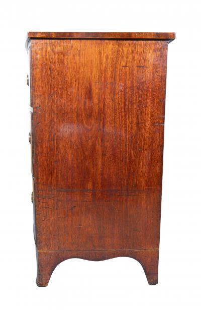 Regency Mahogany And Rosewood Banded Chest Of Drawers