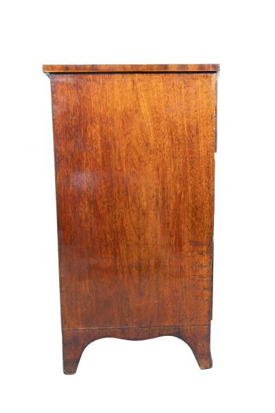 Regency Mahogany And Rosewood Banded Chest Of Drawers