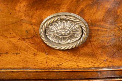 Regency Mahogany Bowfront Chest Of Drawers