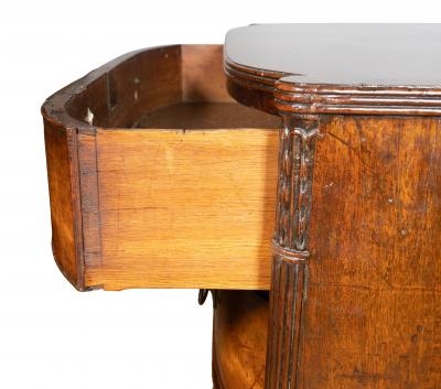 Regency Mahogany Bowfront Chest Of Drawers