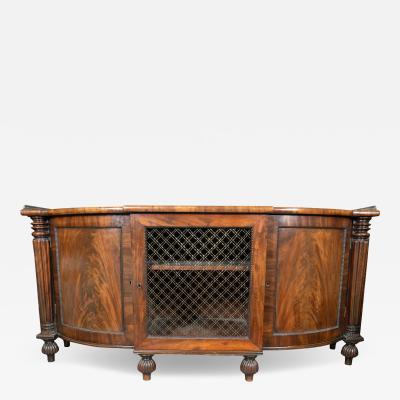 Regency Mahogany Bowfront Credenza
