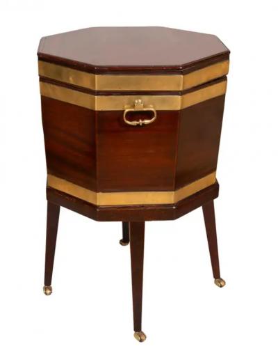 Regency Mahogany Brass Bound Cellarette