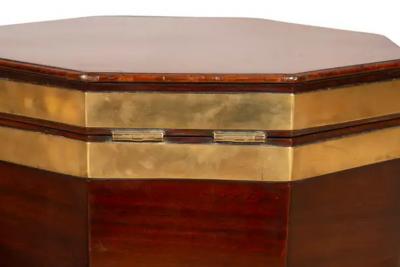 Regency Mahogany Brass Bound Cellarette