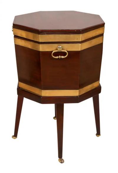 Regency Mahogany Brass Bound Cellarette