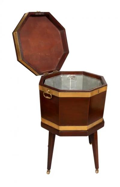 Regency Mahogany Brass Bound Cellarette