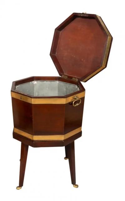 Regency Mahogany Brass Bound Cellarette