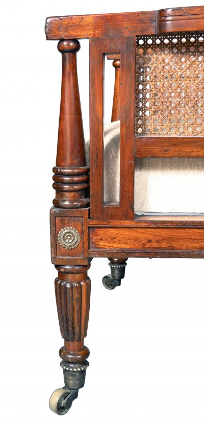 Regency Mahogany Caned Armchair