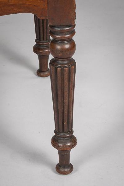 Regency Mahogany Desk Open Armchair