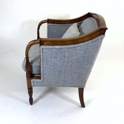 Regency Mahogany Library Armchair