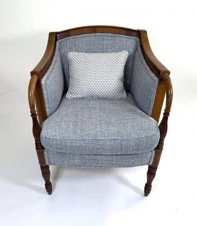Regency Mahogany Library Armchair