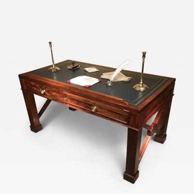 Regency Mahogany Library Table