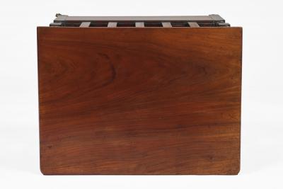 Regency Mahogany Lidded Canterbury