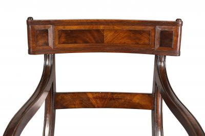 Regency Mahogany Metamorphic Armchair