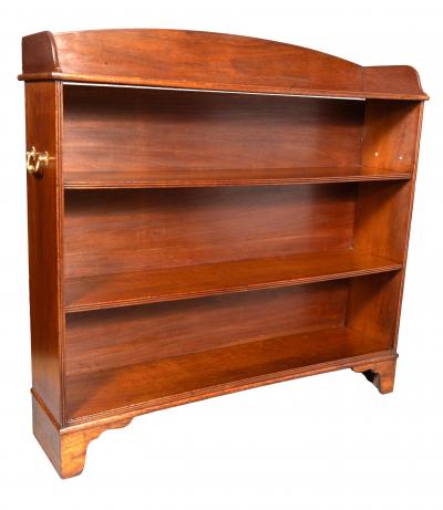 Regency Mahogany Open Bookcase