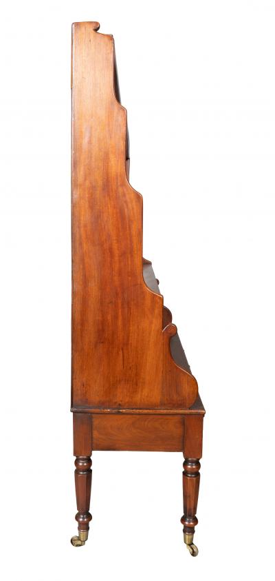 Regency Mahogany Open Bookcase