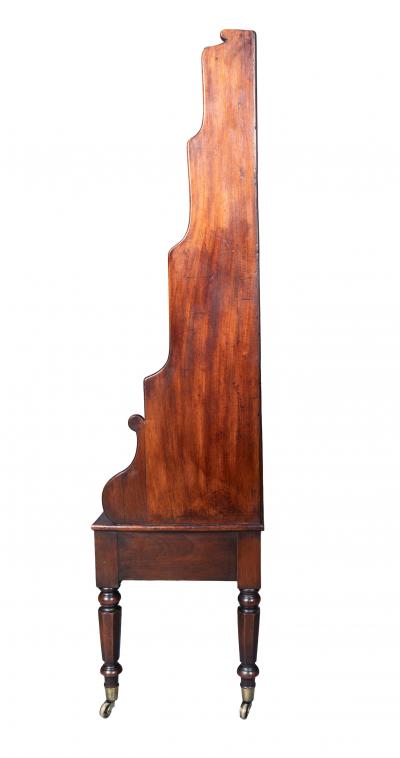 Regency Mahogany Open Bookcase