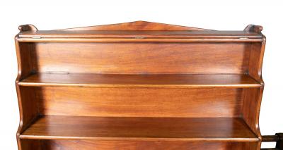 Regency Mahogany Open Bookcase