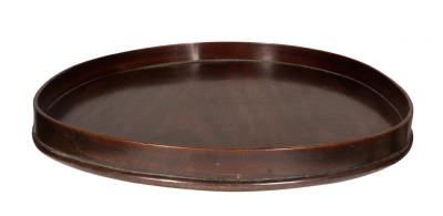 Regency Mahogany Oval Tray